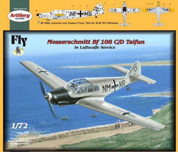 Fly 72028 Messerschmitt Bf 108B/D Taifun 1:72