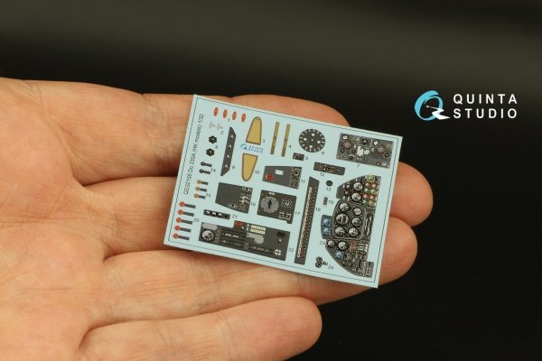 Quinta Studio QD32158 Do 335A 3D-Printed &amp; coloured Interior on decal paper (HK models) 1/32