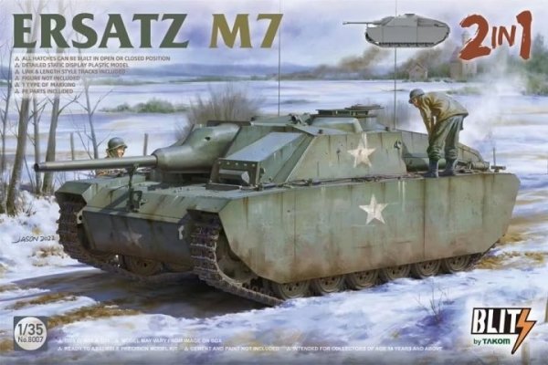 Takom 8007 Ersatz M7 2 in 1 1/35
