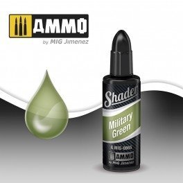 AMMO of Mig Jimenez A.MIG 0865 MILITARY GREEN SHADER 10ML
