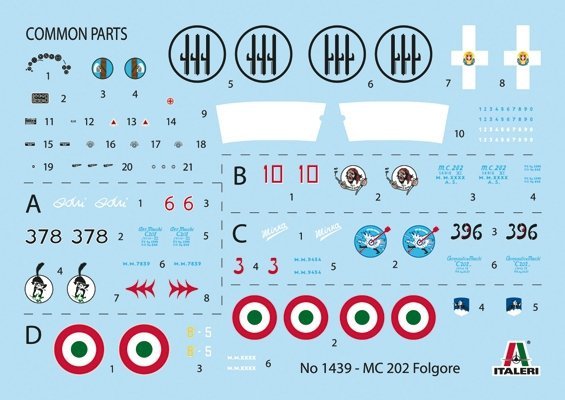 Italeri 1439 MC.202 Folgore 1/72