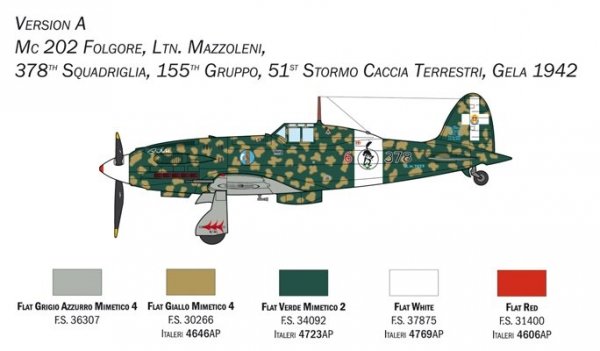 Italeri 1439 MC.202 Folgore 1/72