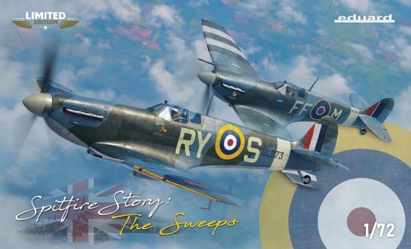 Eduard 2154 SPITFIRE STORY: The Sweeps DUAL COMBO for 2154 1/72