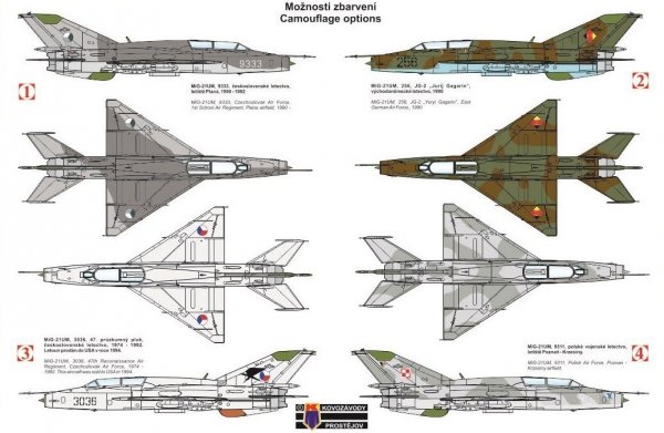Kozavody Prostejov KPM0108 MiG-21UM „Mongol B“ (1:72)