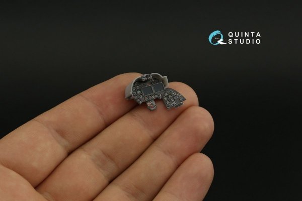 Quinta Studio QDS-48295 Mi-35M 3D-Printed &amp; coloured Interior on decal paper (Zvezda) (Small version) 1/48
