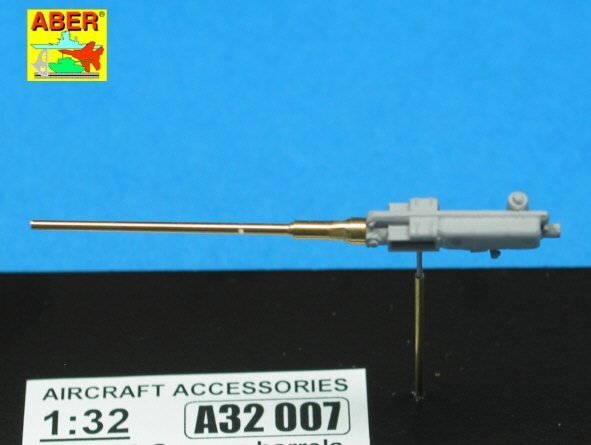 Aber A32007 Set of 2 barrels for German aircraft 20mm machine guns MG 151/20 (1:32)