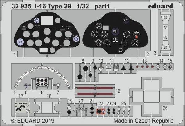 Eduard 32935 I-16 Type 29 ICM 1/32