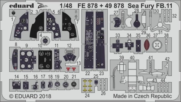 Eduard FE878 Sea Fury FB.11 AIRFIX 1/48