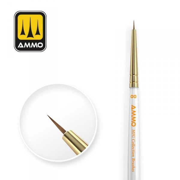 Ammo of Mig 8719 AMMO MIG Collection Brushes Conical 00