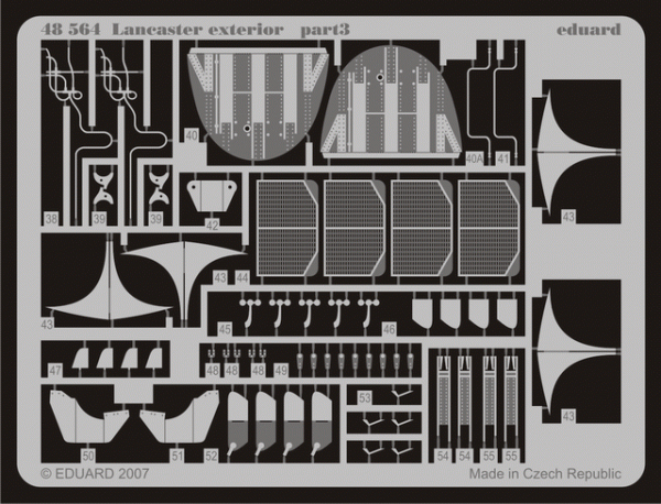 Eduard 48564 Lancaster exterior 1/48  (TAMIYA)