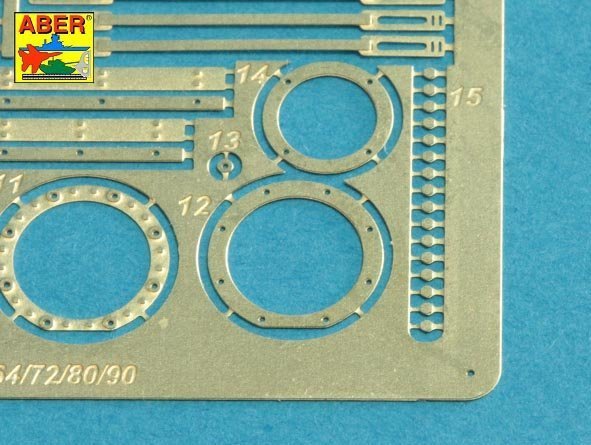 Aber 35L-148 125mm 2A46M Barrel for Russian Tank T-72M1 &amp;amp;amp;amp;amp;amp;amp;amp;amp; T-64A/B (1:35)
