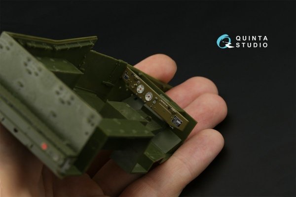 Quinta Studio QD35088 M3A1 Scout 3D-Printed &amp; coloured Interior on decal paper (Zvezda) 1/35
