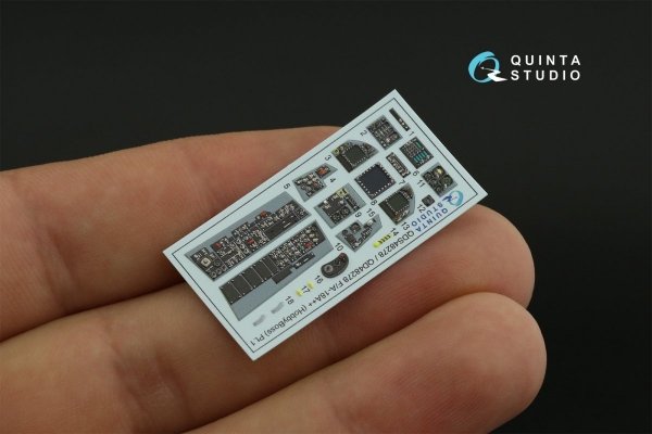 Quinta Studio QDS-48278 F/A-18А++ 3D-Printed &amp; coloured Interior on decal paper (HobbyBoss)(Small version) 1/48