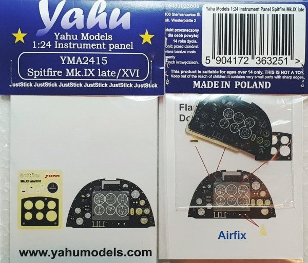 Yahu YMA2415 Spitfire Mk.IX late &amp; Mk.XVI Airfix 1/24