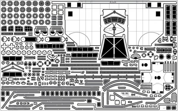 Pontos 22001F2 BISMARCK 1941 Detail Up Set Basic Ver.2 (1:200)