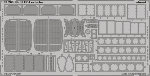 Eduard 32289 He 111P-1 exterior 1/32 Revell