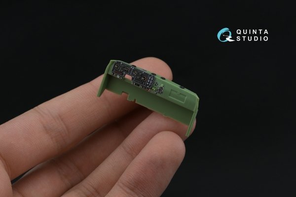 Quinta Studio QD+48568 URAL 4320 3D-Printed &amp; coloured Interior on decal paper (KittyHawk/Zimi model) (with 3D-printed resin parts) 1/48