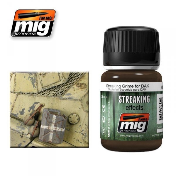 AMMO of Mig Jimenez 1201 STREAKING GRIME FOR DAK 35ml