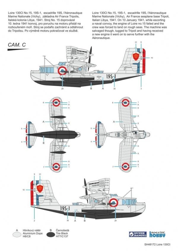 Special Hobby 48172 Loire 130Cl &quot;Colonial&quot; 1/48