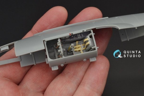 Quinta Studio QD48089 Me-262A 3D-Printed &amp; coloured Interior on decal paper (for HobbyBoss kit) 1/48