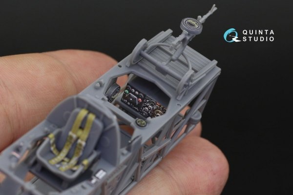 Quinta Studio QD48256 Swordfish Mk.II 3D-Printed &amp; coloured Interior on decal paper ( Tamiya ) 1/48