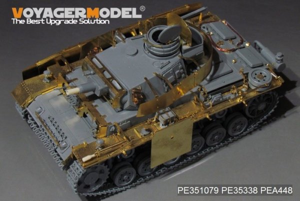 Voyager Model PE351079A WWII German Pz.KPfw.III Ausf.N basic（A ver without included Ammo）(For TAKOM 8005) 1/35
