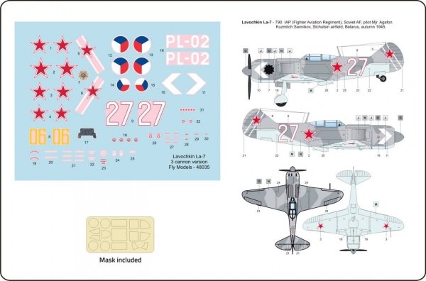 Fly 48035 Lavochkin La-7 Cannon version 1/48