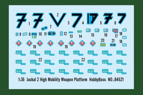 Hobby Boss 84521 Jackal 2 High Mobility Weapon Platform 1/35