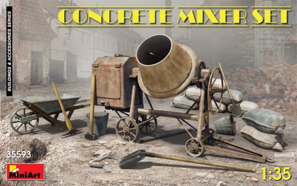 MiniArt 35593 CONCRETE MIXER SET 1/35