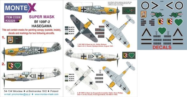 Montex K32229 Bf 109F-2 1/32