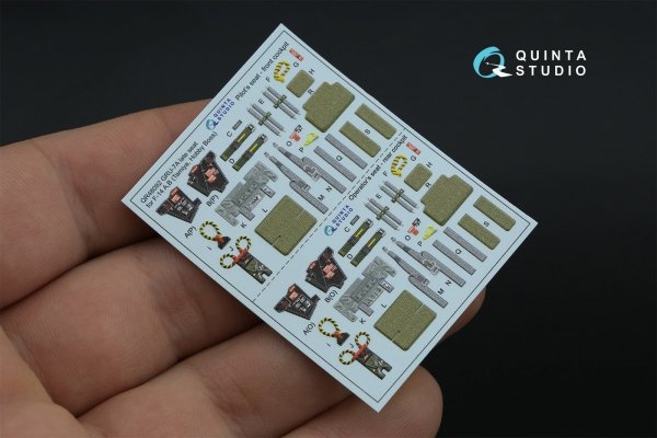 Quinta Studio QR+48092 GRU-7A late, 2 ejection seats for F-14 A/F-14B (Tamiya, Hobby Boss) 1/48