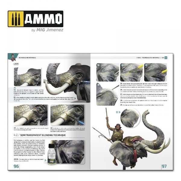 Ammo of Mig Jimenez 6222 ENCYCLOPEDIA OF FIGURES MODELLING TECHNIQUES VOL. 2 - TECHNIQUES &amp; MATERIALS (English)