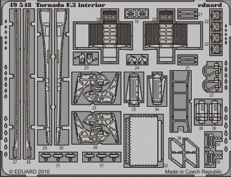 Eduard  49548 Tornado F.3 interior S. A. 1/48  HOBBY BOSS