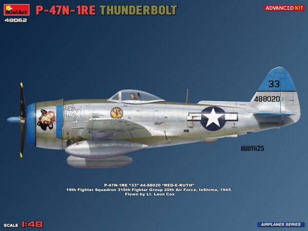 MiniArt 48062 P-47N-1RE Thunderbolt. Advanced Kit 1/48