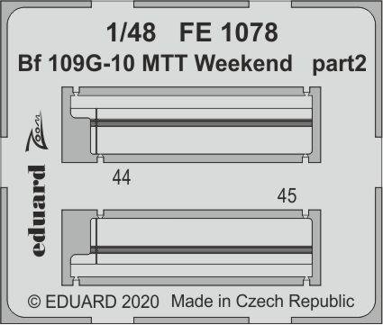 Eduard FE1078 Bf 109G-10 MTT Weekend 1/48 EDUARD