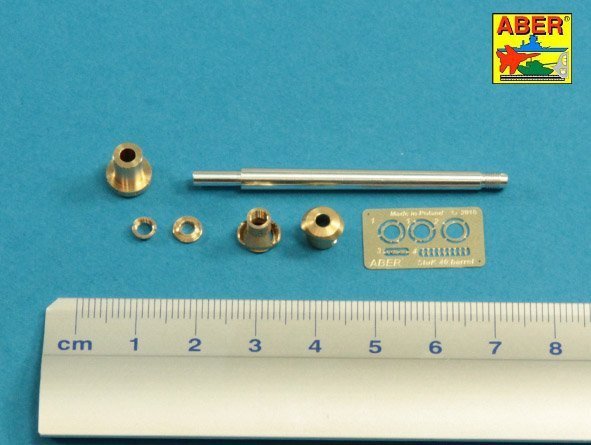 Aber 35L-059n German StuK.40 L/48 7,5 cm Barrel with middle muzzle brake for Stug.III, Ausf G - middle model (1:35)