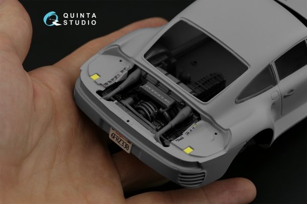 Quinta Studio QD24003 Porsche 959 3D-Printed &amp; coloured Interior on decal paper (Tamiya) 1/24