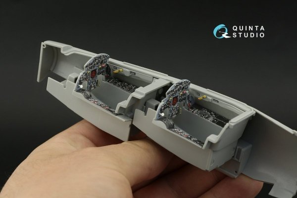 Quinta Studio QD32130 TF-104G 3D-Printed &amp; coloured Interior on decal paper (Italeri) 1/32