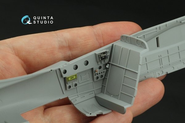 Quinta Studio QD48501 A-26C Invader 3D-Printed &amp; coloured Interior on decal paper (ICM) 1/48