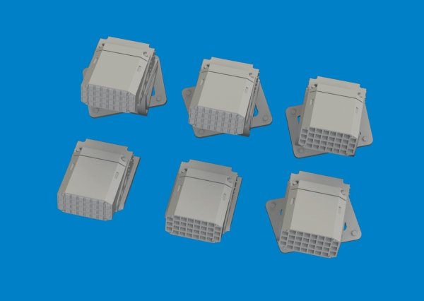 Eduard 6481119 UH-60 flare dispensers PRINT ICM 1/48