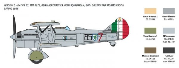 Italeri 1438 CR.32 Freccia 1/72
