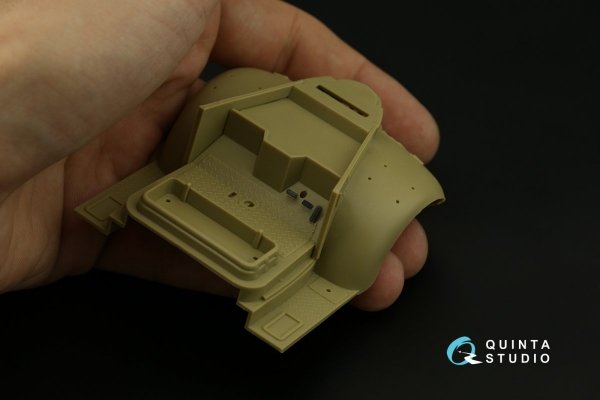 Quinta Studio QD35058 Chevrolet 1533X2 30cwt LRDG 3D-Printed &amp; coloured Interior on decal paper (Tamiya) 1/35
