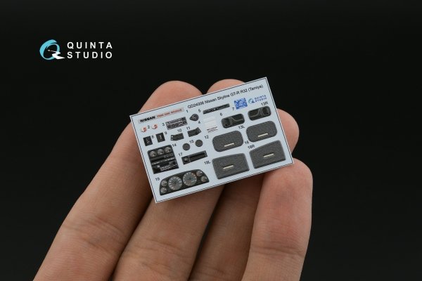 Quinta Studio QD24006 Nissan Skyline GT-R R32 3D-Printed &amp; coloured Interior on decal paper (Tamiya) 1/24