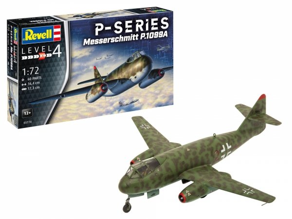 Revell 63774 Messerschmitt P.1099 A (P-Series) - Model Set 1/72