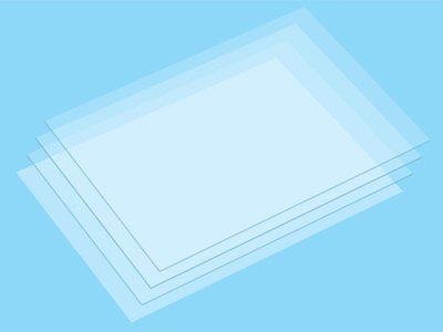 Tamiya 70214 Heat Shrinking PLA-PLATE B6 Size (Clear / 4pcs.) deseczki przeźroczyste 4szt