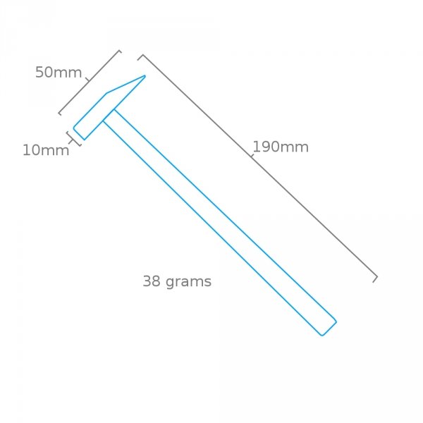 Modelcraft PHA1288 Mini Hobby Hammer (1 3/4oz/50g)