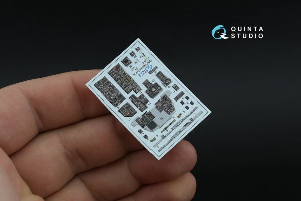 Quinta Studio QD48586 A-10A Warthog 3D-Printed &amp; coloured Interior on decal paper (GWH) 1/48