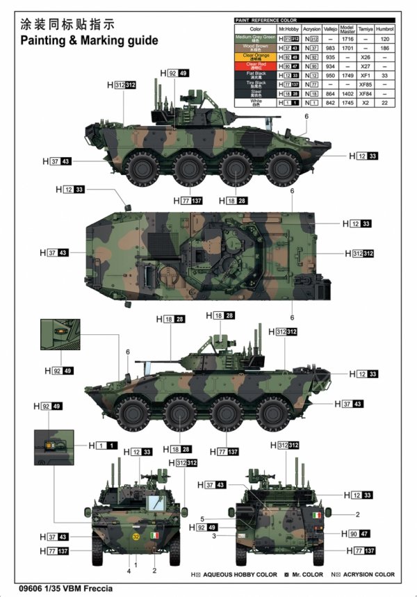Trumpeter 09606 VBM Freccia 1/35