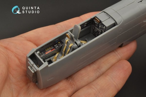 Quinta Studio QD48229 He 219 3D-Printed &amp; coloured Interior on decal paper (Tamiya) 1/48