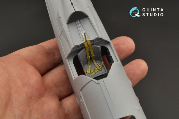 Quinta Studio QD32134 Gloster Gladiator Mk I 3D-Printed &amp; coloured Interior on decal paper (ICM) 1/32
